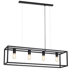 Fantasia Kago hanglamp 4-lichts oud koper, ruggine, zwart 100 cm