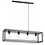 Fantasia Kago pendant light dining table ruggine, copper, black 100 cm