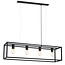 Lampe suspendue rurale table à manger noir, ruggine, cuivre 1m