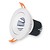 Spot encastré LED 5W ou 7W, diamètre de perçage 55 mm