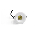 Downlight cutout 40 mm IP44 redondo, cuadrado 3W LED