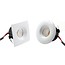 Inbouwspot 40 mm IP44 rond, vierkant 3W LED