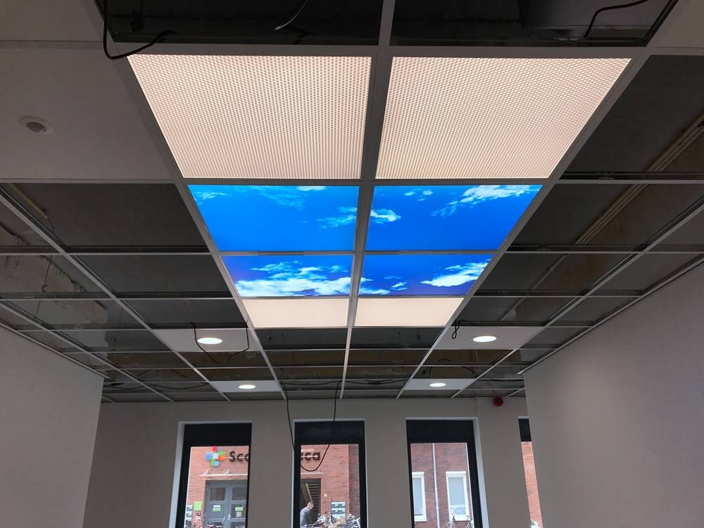  Plafond  lumineux ciel LED  120x120cm 2x 60x120cm 2x60W 