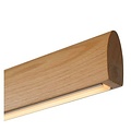 Büro-Hängeleuchte Holz 125, 185 cm LED dimmbar
