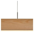 Büro-Hängeleuchte Holz 125, 185 cm LED dimmbar