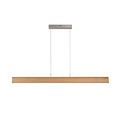 Büro-Hängeleuchte Holz 125, 185 cm LED dimmbar