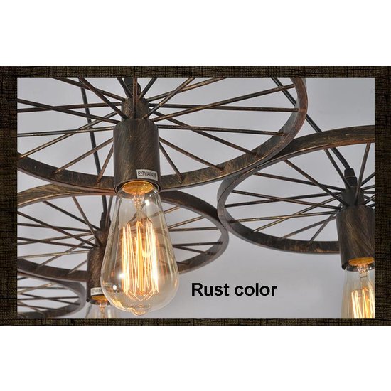 Wheel wird zur industriellen Pendelleuchte für LED-Beleuchtung