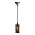 Industrial hanging light black with holes