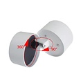 Foco orientable LED 15 o 20W blanco o negro