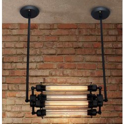 Toro hanglamp zwart 550mm 4-lichts E27 industrieel design