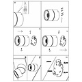 Ceiling light LED white orientable 9W 103mm high