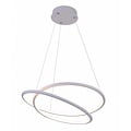 Fantasia BOA LED pendant light in white, diameter 52.5 cm, 47W integrated LED, approx. 3055 lumen, 3000K warm white, dimmable