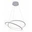 Fantasia Boa suspension LED blanche, cadre en spirale, Ø52,5 cm, 47W LED, 3055 lumens, 3000K blanc chaud, dimmable