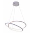 Fantasia BOA suspension LED blanche, diamètre 52,5 cm, 47W LED intégrée, environ 3055 lumens, 3000K blanc chaud, dimmable