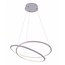 Lampe suspendue Spirale noire ou blanche 47W LED 52,5 cm