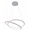 Spiral hanging lamp black or white 47W LED 52.5 cm