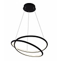 Spiral-Hängelampe schwarz oder weiß 47W LED 52,5 cm
