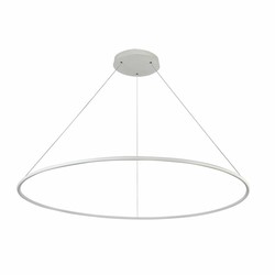 LED-Ring-Pendelleuchte weiß oder schwarz 64 W LED 120 cm