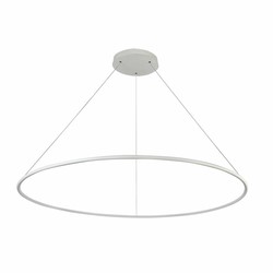 Suspension anneau LED blanc ou noir 64 W 120 cm