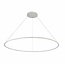 LED ring pendant white or black 64 W LED 120 cm