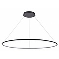 Fantasia ANNU LED ring pendant light black, ø120 cm, 64W LED, 2240 lumens, 3000K warm white, dimmable