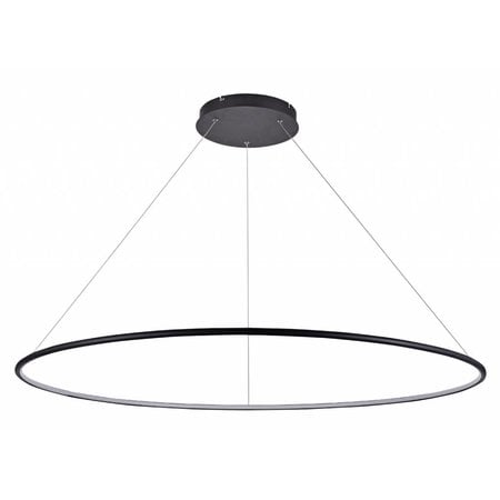 LED ring pendant white or black 64 W LED 120 cm | Myplanetled