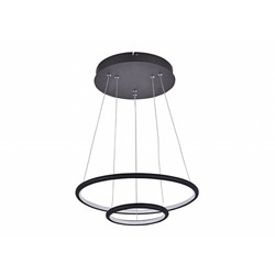 Fantasia Annu pendant lamp 2 rings white 36W LED dimmable