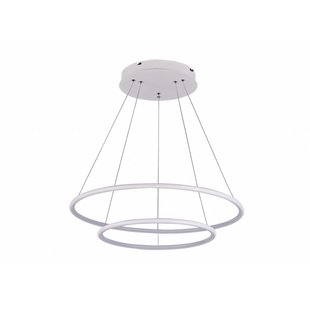 Fantasia Annu pendant light with 2 rings, white, 60 cm, dimmable