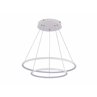 LED circle lamp white or black 53 W 60 cm