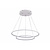 LED cirkel lamp wit of zwart 53 W 60 cm