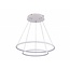 Fantasia Annu pendant light with 2 rings (40 and 60 cm), white, 53W SMD LED 3000K, 3445 lumens, dimmable, adjustable height