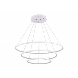 Fantasia Annu suspension 3 anneaux noir 99W LED dimmable