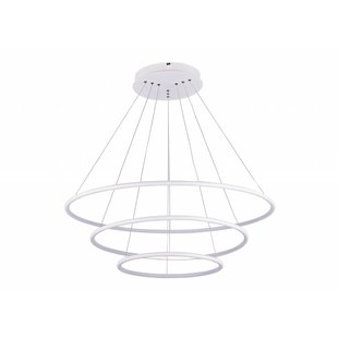 Fantasia Annu lámpara colgante 3 aros negro 99W LED regulable