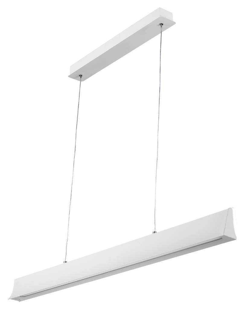 Office Pendant Light Led 24w Black Or White 1 2m Myplanetled