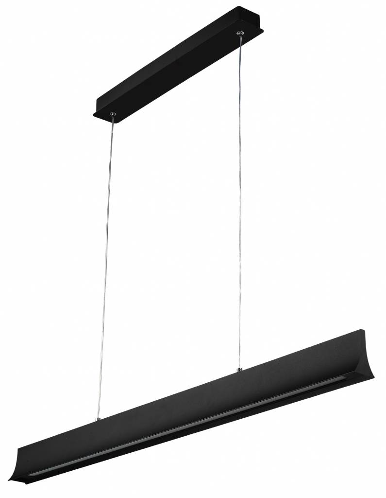Eclairage LED bureau 24W noir ou blanc 1.2m