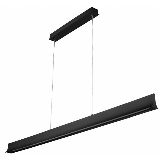 Lámpara colgante de escritorio LED 36 W blanca o negra 1800 mm