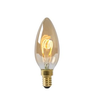 Candle lamp amber filament 3W LED