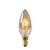 Lampe bougie filament ambre 3W LED