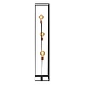 Lampadaire noir pour 3 lampes