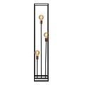 Lampadaire noir pour 3 lampes