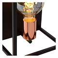 Cube wall lamp black E27 lamp base