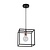 Lampe suspendue Cube noire pied de lampe E27