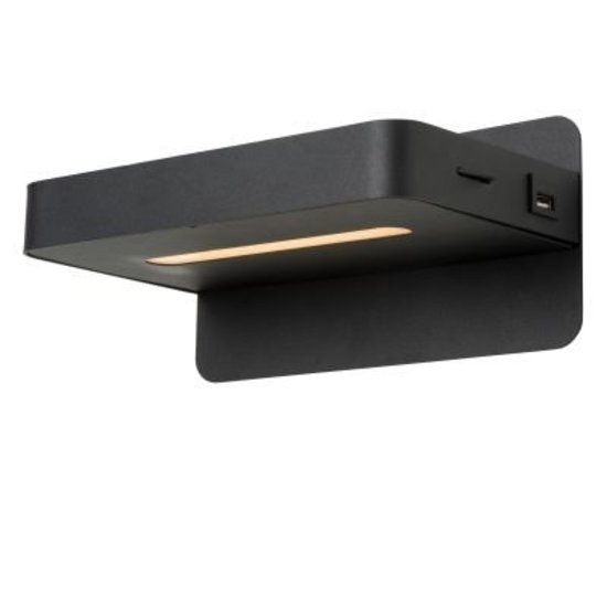 Aplique de cama con conexión USB LED blanco o negro