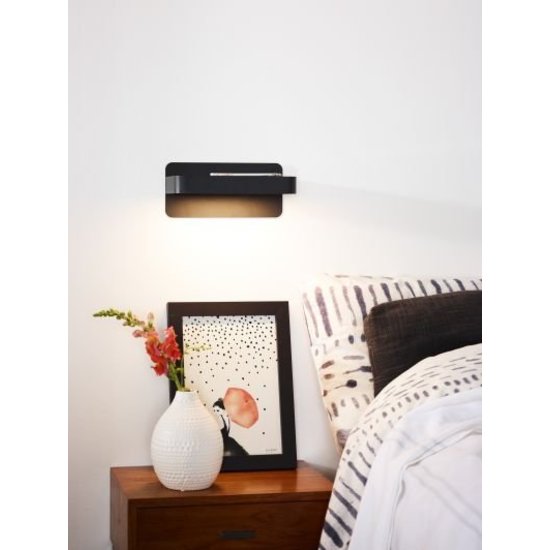 Applique lit avec connexion USB LED blanche ou noire
