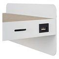 Wall lamp bed with USB connection white or black LED