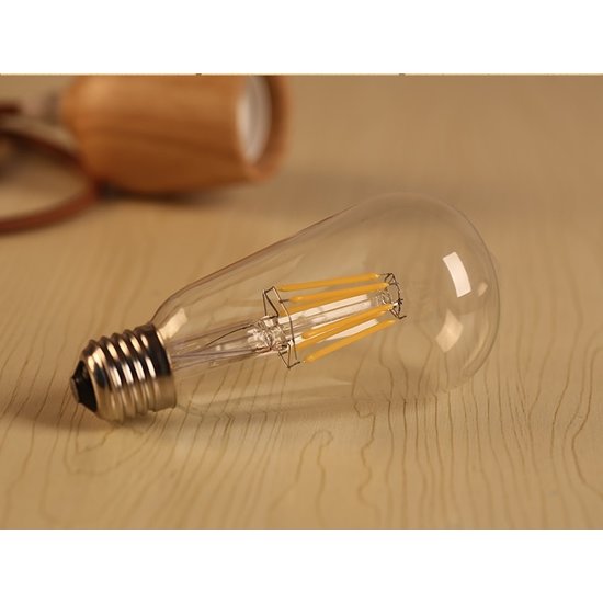 Long filament LED lamp 6W