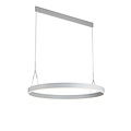 Fantasia Fantasia Pure suspension LED ronde Ø91cm brun cuivré, gradable, 3000K lumière blanc chaud, 2100 lumens