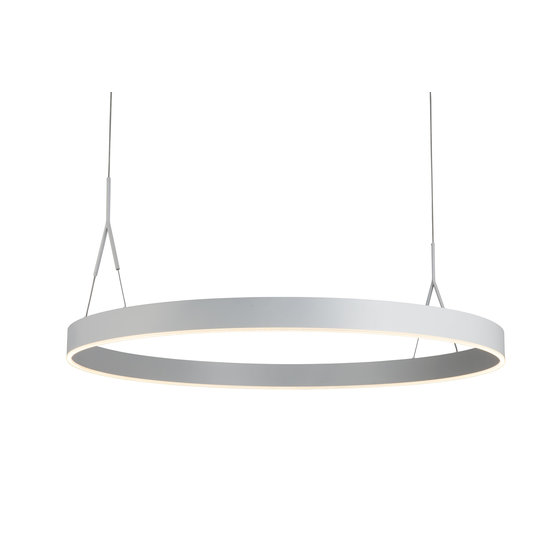 Fantasia Fantasia Pure ronde LED hanglamp Ø91cm koperbruin, dimbaar, 3000K warm wit licht, 2100 lumen