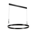 Fantasia Fantasia Pure suspension LED ronde Ø91cm brun cuivré, gradable, 3000K lumière blanc chaud, 2100 lumens