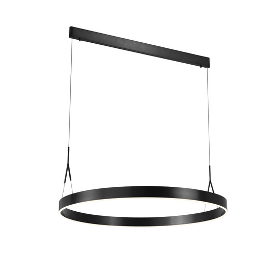 Pendelleuchte mit Ring Ø 910mm LED schwarz, weiß, braun